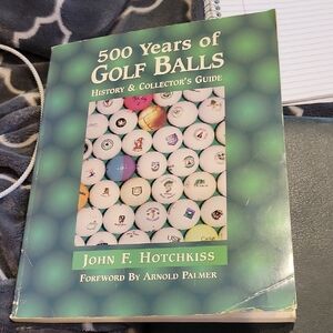 5 For 25.00/Green '500 Years of Golf Balls' Coffee Table Book